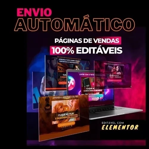 Paginas De Vendas Premium Prontas + Elementor Pro